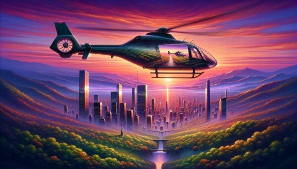 que significa sonar con helicoptero
