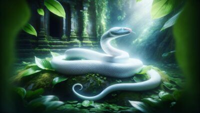 que significa sonar con serpiente blanca