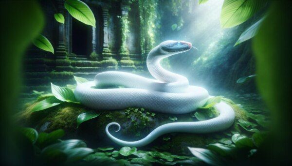 que significa sonar con serpiente blanca