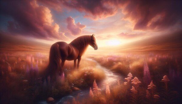 que significa sonar con un caballo marron