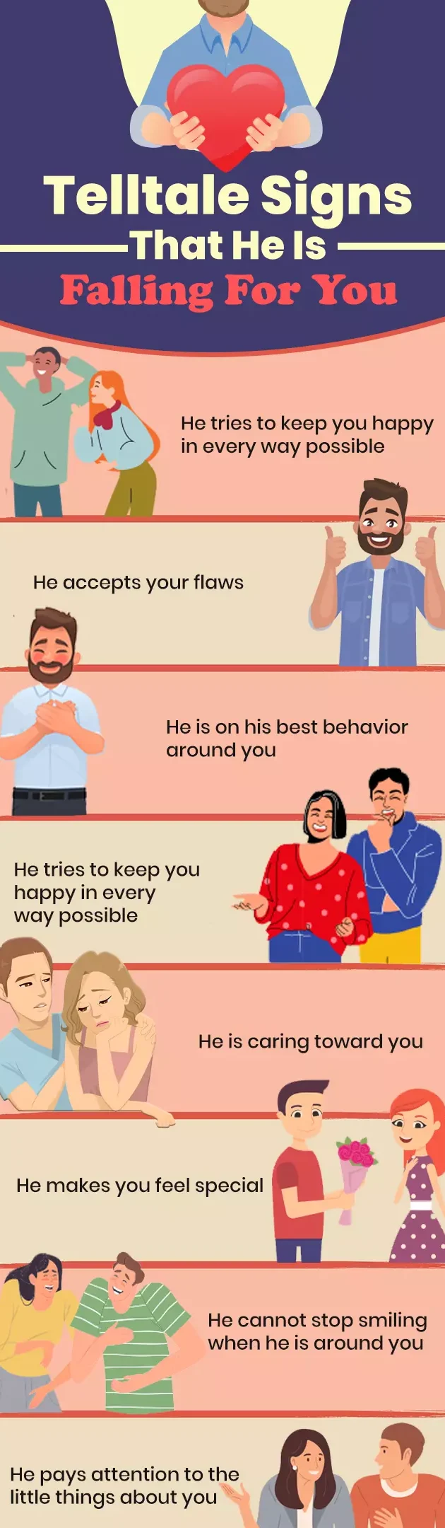 Cómo identificar las señales de que un hombre se está enamorando de ti - Psico Fronteras