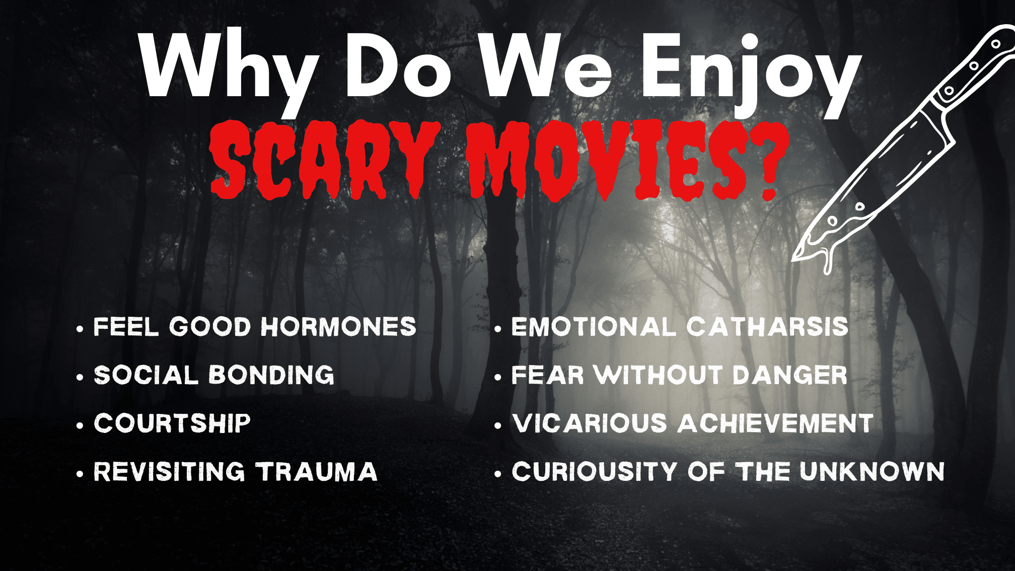 ¿Por qué nos atraen las películas de terror? Análisis psicológico y cultural - Psico Fronteras