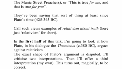 La teoría relativista de Protágoras: Comprendiendo la verdad desde diferentes perspectivas - Psico Fronteras